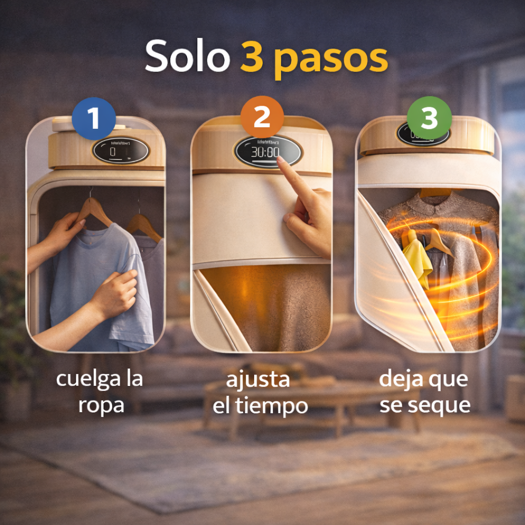 🔥 Convierte días de lluvia en ropa seca - Secador De Ropa