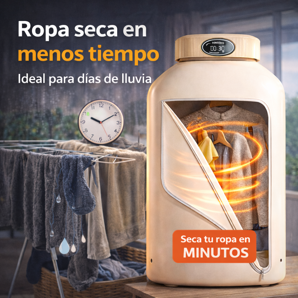 🔥 Convierte días de lluvia en ropa seca - Secador De Ropa