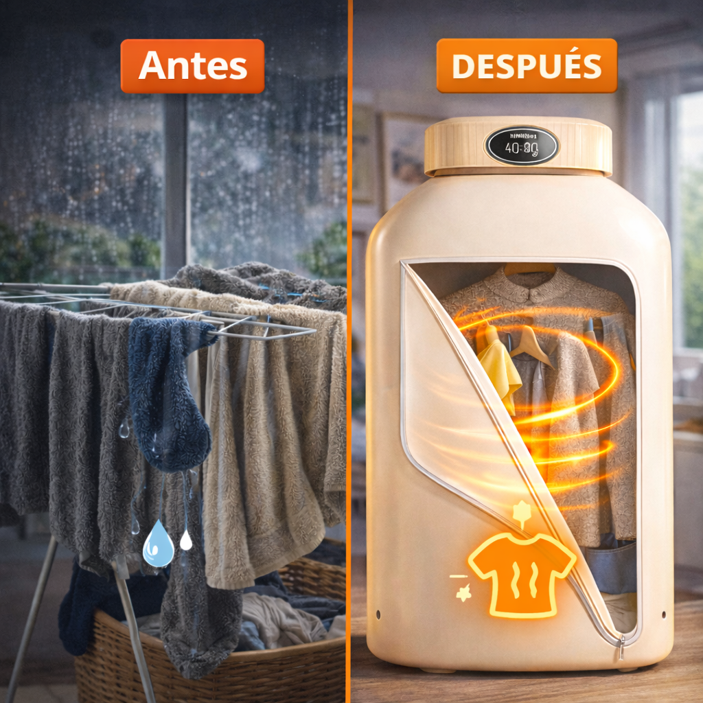 🔥 Convierte días de lluvia en ropa seca - Secador De Ropa