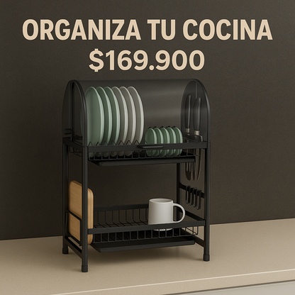 Convierte tu cocina en un espacio moderno y elegante-Escurridor de Platos
