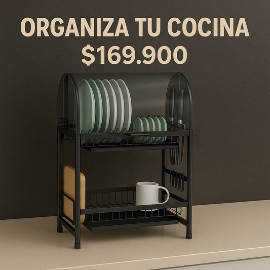 Convierte tu cocina en un espacio moderno y elegante-Escurridor de Platos