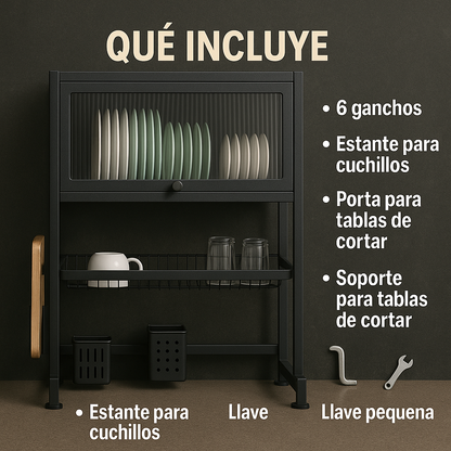 Convierte tu cocina en un espacio moderno y elegante-Escurridor de Platos