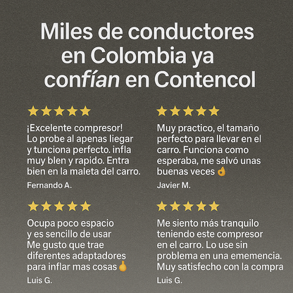 Infla lo que necesites, donde quieras, cuando quieras - Mini Compresor de Aire