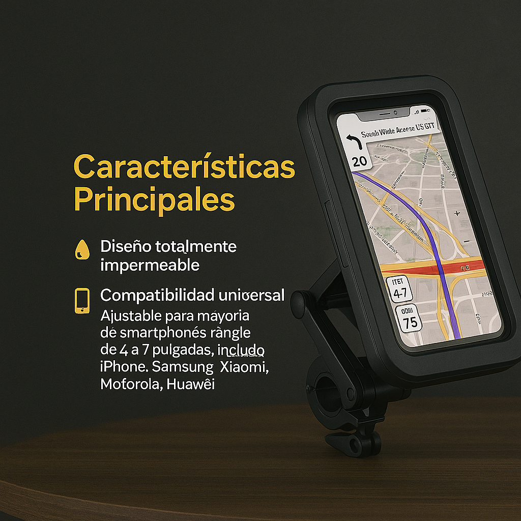 Protege tu celular y disfruta cada ruta sin preocupaciones- Soporte Para Celular