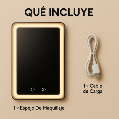 La solución a la mala iluminación de tu carro- Espejo Led