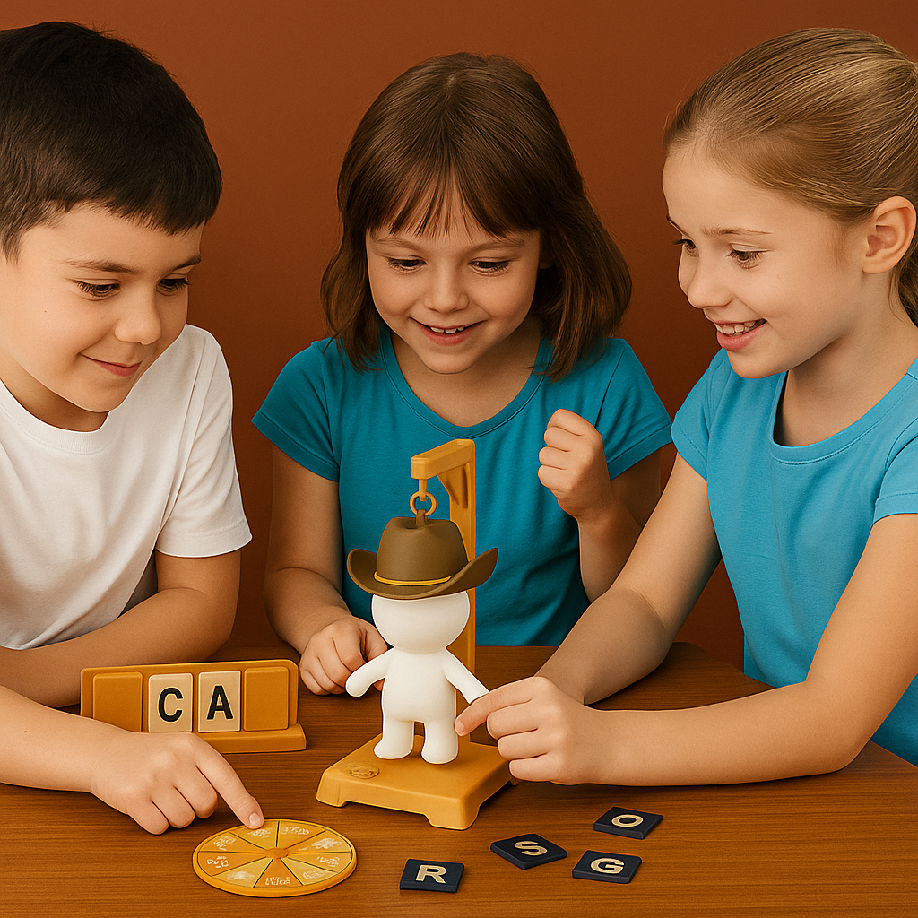 ¡Adivina las palabras y salva al vaquero antes de que sea tarde!- Hankman Glow