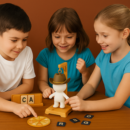 ¡Adivina las palabras y salva al vaquero antes de que sea tarde!- Hankman Glow