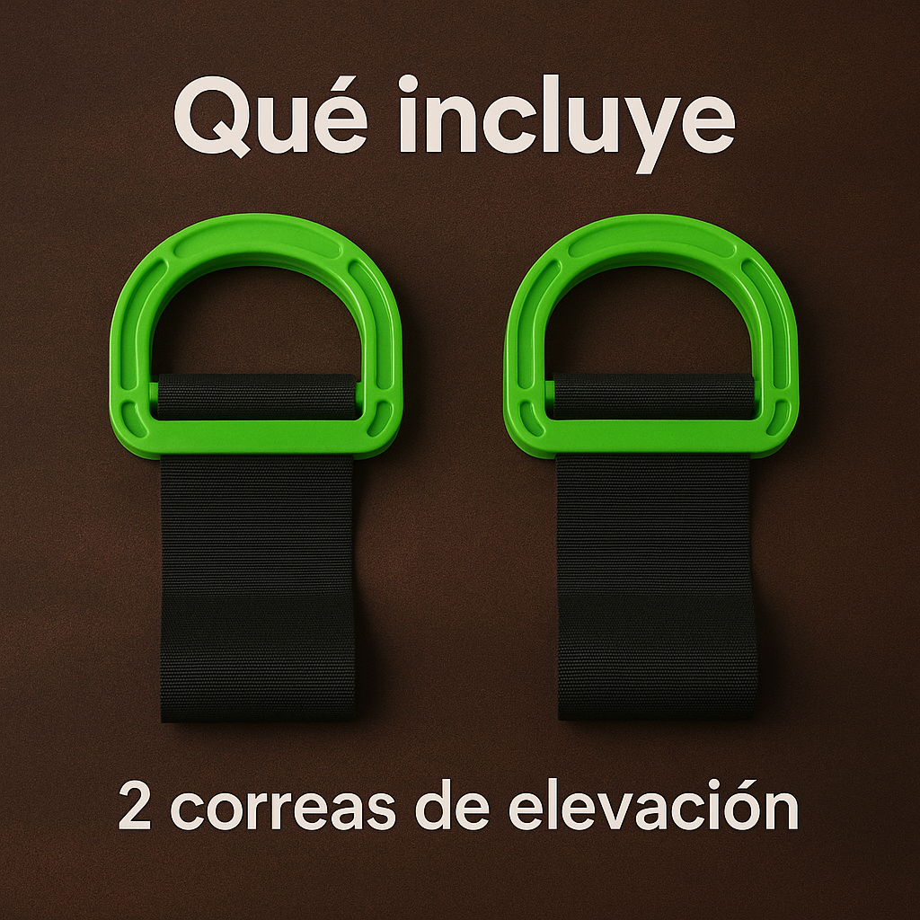 Levanta sin esfuerzo lo que antes parecía imposible - Correas de Elevacion