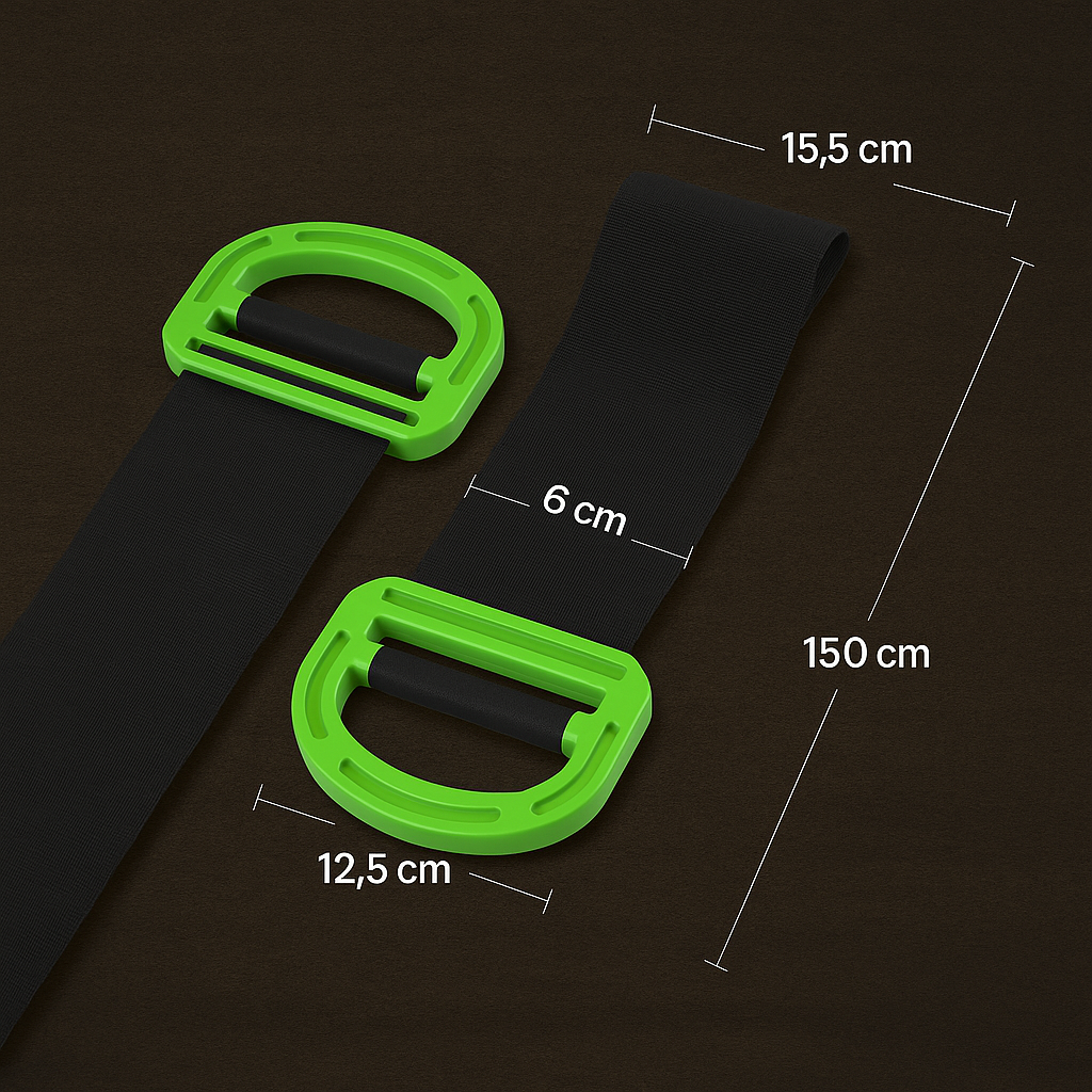 Levanta sin esfuerzo lo que antes parecía imposible - Correas de Elevacion