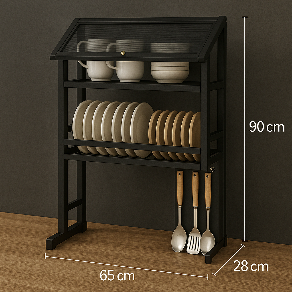 Más Espacio, Más Orden, Menos Estrés - Escurridor de Platos