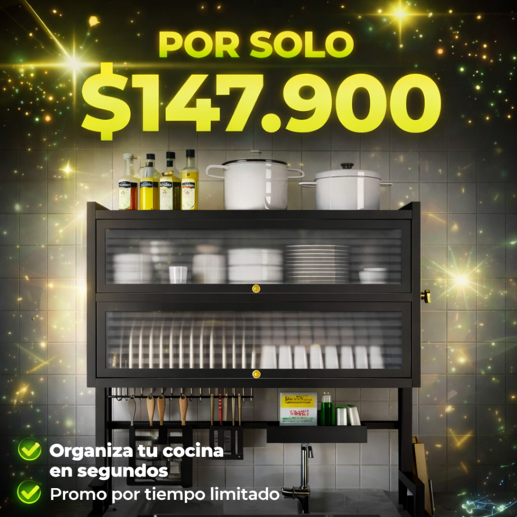 Más Espacio, Más Orden, Menos Estrés - Escurridor de Platos
