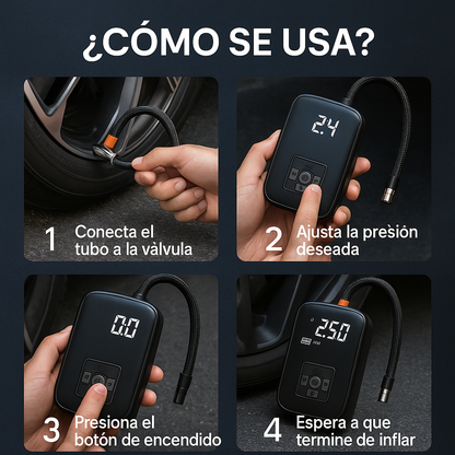 El inflador inteligente que trabaja por ti- Bomba Inflable