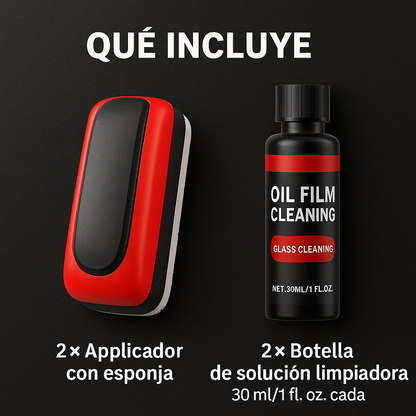 Dile adiós a la grasa en tu parabrisas y maneja con visión perfecta- Limpia Parabrisas 2x1